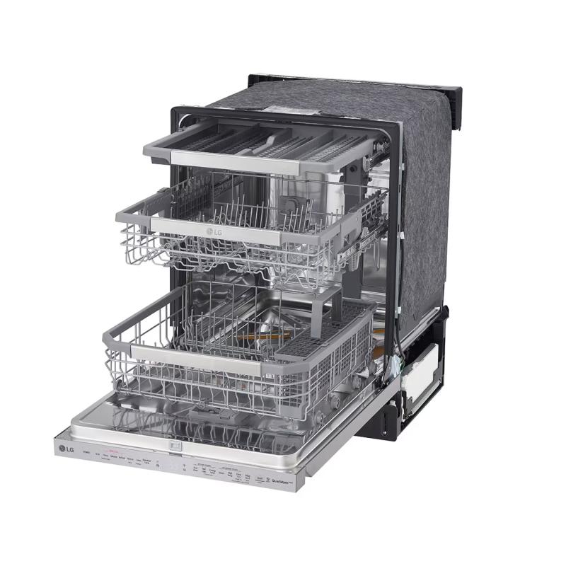 LAVAPLATOS EMPOTRABLE LG QUADWASH TRUESTEAM DE 24" LDP6810SS